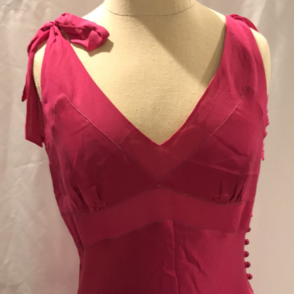 Silk & satin Cocktail Dress - Size 8